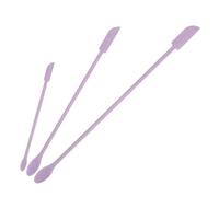 3pcs Mini Silicone Makeup Spatula Set Small Thin Spatulas for Creams Lotions and Cosmetics Ideal Makeup Applicator Tool for Beauty