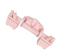 3pcs Mini Simulated Pink Polka Dot Sofa Playhouse Furniture Accessories Miniature Sofa Pillow Mini Dolls House Furniture Mini Sofa Decor Dollhouse Sofa Miniature Couch Wood