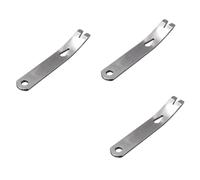 3Pcs Mini Stainless Steel Pocket Pry Bar Crowbar Multifunction EDC Tool for Bushcraft and Survival
