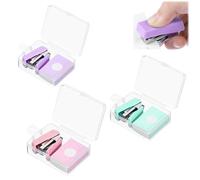 3PCS Mini Staplers with Staples, Mini Stapler and Staples Set, Small Stapler for Classroom Stapling, Office Document Binding, Home Craft Projects, Compact Size(Multiple Colors)