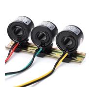 3Pcs Miniature Precision Current Transformer Mini Rail Type Electric Meter Three-Phase 0.5 Class(100A(5A) 3PCS)
