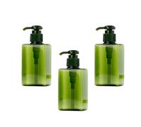 3pcs Ml Square Pump Shampoo Dispenser Bottle for Lotion and Shower Gel