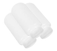 3pcs Ml White Hdpe Wide Mouth Reagent Bottle for Laboratory Chemicals | Sealed Leak Proof Design, Laboratory and Classroom Use, for Liquids and Sample Storage