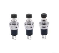 3pcs Momentary Push Button Switch Normally Closed SPST 6mm Round Tactile for DIY Model Railway Projects