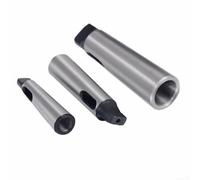 3pcs Morse Taper Adapter Set MT1-MT2 MT2-MT3 MT3-MT4 45# Steel Reducing Drill Chuck Sleeve with High Hardness HRC58 for Lathe Drill Reamer