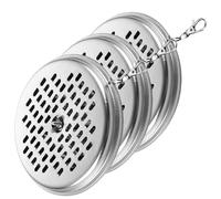 3PCS Mosquito Coil Holder, 5.7" Fireproof Mosquito Coils Holder Built-In Double-Sided Teeth, Hanging Portable Incense Burner for Backpack Belt Garden Camping Hiking Fishing Outdoor Coil Incense