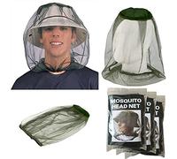 3pcs Mosquito Head Net Mesh Hat,midgy Face Netting Cover,Midge hats with netting,head nets to stop midges,Anti-Insects Bug Bee Keeper,mosquito smidge net,midge hood.Outdoor Fishing Hiking Gardening.