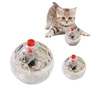 3pcs Motion-Activated Cat Balls- Interactive Flashing Pet Toy for Cats & Dogs, Ghost Hunting Inspired Light Up Balls for Indoor/Outdoor Play