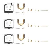 3Pcs Motorcycle Carburetor Carb Repair Kit And Float For XS750S 1978-1979 Carburetters