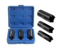 3PCS Motorcycle Clutch Nut Socket Wrench Set with Four Claw and Long Sleeve for Use with Wave 100 110 125 CBR 150 Engine Clutch Nut Removal Tasks