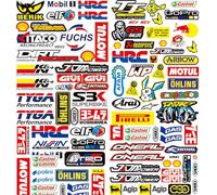 3Pcs Motorcycle Stickers Motorbike Racing Car Stickers and Decals Funny Motocross Car Stickers Vinyl Decals MTB Stickers for Water Bottles Laptop Decal Cartoon Decals Skateboard Stickers(A)