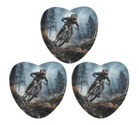 3PCS Mountain Bike Tournament Car Air Freshener Hanging Scented Cards Cute lavender Car Fresheners Long Lasting New Cars Scents for Women Men Natural Air Freshener with Lanyard Automotive Freshies