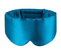 3pcs Mulberry Silk Sleeping Mask Eye Cover Blackout for Side Sleeper Travel Eyepatch Soft Blindfold Smooth for Sleep(Blue)