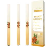 3pcs Mullein Herbals Diffuser - Herbals Diffuser Pen With Extracts Of Mullein, Lung De-tox Aromatherapy Diffusers Pen, Portable Atomizing Air Freshener For Lung Cleansing Breathing Support - 600 Use