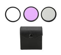 3pcs Multi Coated Lens Filter Kit UV CPL FLD for Digital Camera, Aluminum Frame with 18 - Layer Double Sided Coating, Includes UV Protective CPL and FLD Filters with (52mm(1485))