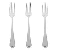 3pcs Multi Function Dessert Fork Set Stainless Steel Two Tine Silver