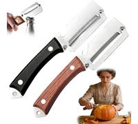 3PCS Multi-Functional Vegetable Peeler for Kitchen,2 in 1 Stainless Steel Fruit and Vegetable Peeler with Bottle Opener,Ultra-Sharp Stainless SteelBlade with Wooden Handle for Fruit & Veggie Peeling