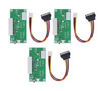 3Pcs Multi - Power Synchronization Start Card with 24Pin Connection Line, Dual Power Start Adapter for PC Motherboard, Over - Voltage and Short Circuit Protection