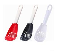 3Pcs Multifunctional Cooking Spoon Slotted Spoon, Kitchen Cooking Plastic Spoons Egg Separator for Kitchen Mashing Garlic, Skimmer Colander Strainer