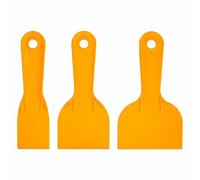 3Pcs Multipurpose Plastic Filling and Scraping Knife Set, Putty Scrapers Set Paint Remover Tools for Spackling Decals Wallpaper Remover Sticker (7.7cm/3in 12.7cm/5in 15.4cm/6in)
