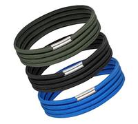 3PCS MultiPurpose Rubber Stretch Bands Secure Garbage Bag Locking Elastic Straps For Home Office Travel Can Use Bag Holders Rubber Straps