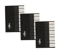 3pcs Music Manuscript Notebook Tear-off Paper Staff Practice