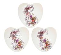 3PCS Musical Note Floral Car Air Freshener Hanging Scented Cards Cute White Car Fresheners Long Lasting New Cars Scents for Women Men Natural Air Freshener with Lanyard Automotive Freshies