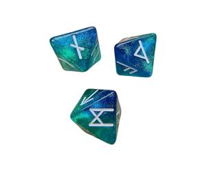 3pcs Mystical Divination Dices 8-Sided Astrologys Learning Prediction Dices for Tabletop Game Collector Durability Acrylic Game