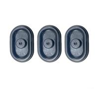 3Pcs N90508801 Underfloor Grommet Cover Car Floor Sealing Cover Rubber Black OEM Replacement for A1 for Amarok Pressure Resistant Heat Resistant Chassis Mounting 3-Piece Set