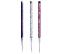 3PCS Nail art forro pincéis Desenho Desenho Set (Mango Marmillo)