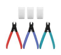 3Pcs Nail Clippers with Protective Lid, Thick Nail Cutter for Men and Women, Large Manicure Pedicure Toenail Clippers with Wide Jaw Opening, Stainless Steel Head and Anti - Slip Ha