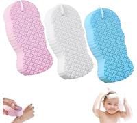 3PCS Naivetu Magicexfoliating Bath Sponge, Magic Exfoliating Bath Sponge, 3D Super Soft Exfoliating Bath Sponges for Face, Body & Feet, Reusable Smooth Skin Sponge