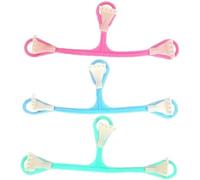 3PCS Nappy Pins Baby Plastic Diaper Fasteners Nappy Belts Baby Diaper Belt Buckles Practical Design Use with Cloth Prefolds and Cloth Flats