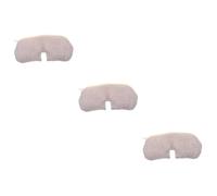 3pcs Natural Himalayan Mineral Salt Hot Compress Eye Mask Travel Sleeping Eye Mask for Fatigue Relief Soft Cloth Material Comfortable Fit for Indoor Outdoor Use