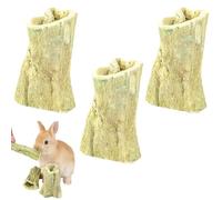 3PCS Natural Papaya Vine,Papaya and Wood Chew Sticks,Small Animals Molar Wood for Rabbits Chinchilla Guinea Pigs,Rabbit Chew Vine Sticks,P/apaya V/ine Chew Sticks for Rabbits, Hamsters, Guinea Pigs