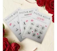 3PCS Naughty Scratch Off for Him Her Valentine’s Day Funny Scratch Cards with Full Course Meal Anniversary Birthday Date Night Rude Gift for Him Surprise Sexy Present for Boyfriend Husband