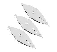 3pcs Needle Shuttles Set for Beginners with Bobbin, Premium Metal Tatting Shuttle Household Knitting Sewing Accessories for Vintage Lace Making & DIY Craft Projects