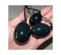 3pcs Nephrite Jade Eggs Set For Women - Kegel Exercise, Vaginal Muscle Tightening, Drilled Massage