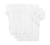 3pcs Newborn Cotton Diaper Pants for Babies, White