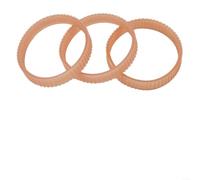 3pcs NF90 Electric Planer Drive Belt, 255mm x 12mm, Orange PU | For NF90 Electric Planers, Smooth & Quiet Operation, for ideal for Woodworkers, Made of Polyurethane, 255mm x 12mm