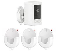 3Pcs No Drill Camera Wall Mount, Strong Adhesive Camera Mount Stand Compatible with Ring Indoor Cam(1st Gen and 2nd Gen) Blink Camera Mount Easy to Install