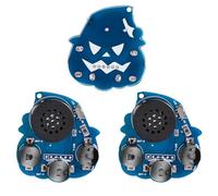 3pcs Noise Beeping Maker Prank, Pumpkin Wizard Style Cricket Noise Maker Annoying Noise Machine Device with 16 Sounds Small Hidden Cricket Noise Items for Adults Halloween Party Supplies (Blue)