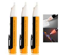 3Pcs Non Contact Voltage Tester Pen,Non Contact Voltage Detector,Electrical Tester,Non Contact Electric Volt Stick,Electrical Tools & Testers,Voltage Detector Pen With Led Torch and Alarm Mode