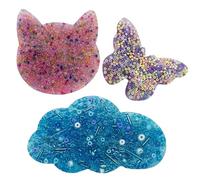 3pcs Non-Sticky Skin Picking Fidget Toys, Silicone Picking Sensory Pick Fidget Pad, Skin Picking Pocket Pads to Pick Dig and Peel for Dermatillomania ADHD OCD