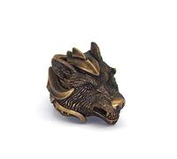 3pcs Norse Vikings Wolf Head Paracord Beads Hair Tube Beads Stainless Steel Beads for Bracelets Pendant Necklace DIY,Braiding Beads for Hair Braids Viking Beads with Valknut Gift Bag