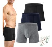 3pcs Octipa Men's Ultra-Absorbent Incontinence Boxer Briefs,Leak Proof Reusable Octipa Mens Incontinence Underwear (Mixed-C,XX-Large)