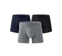 3PCS Octipa Men's Ultra-Absorbent Incontinence Boxer Briefs, Men’s Incontinence Pants High Absorbency Boxer Brief, Washable Reusable Leakproof Protective Pants, Leakproof Cotton Briefs for Men (L)