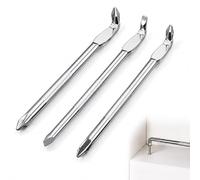 3PCS Offset Screwdriver Set L-Type Double Head Right Angle Screw Driver with Magnetic Tips, S2 Steel Phillips Slotted 90 Degree Flexible Flat Head for Tight Space Use