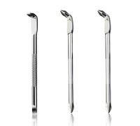 3Pcs Offset Screwdriver Set, S2 Steel L-Type Double Head Offset Magnetic Right Angle Screwdriver with Phillips Slotted 90 Degree Flexible Flat Head for Tight Space Operation