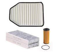 3Pcs Oil Cabin Air Filters Kit For Jeep For Wrangler III (JK) 3.6 V6 2011-53034018AD 55111302AA 05184526AA Car Accessories Car Parts